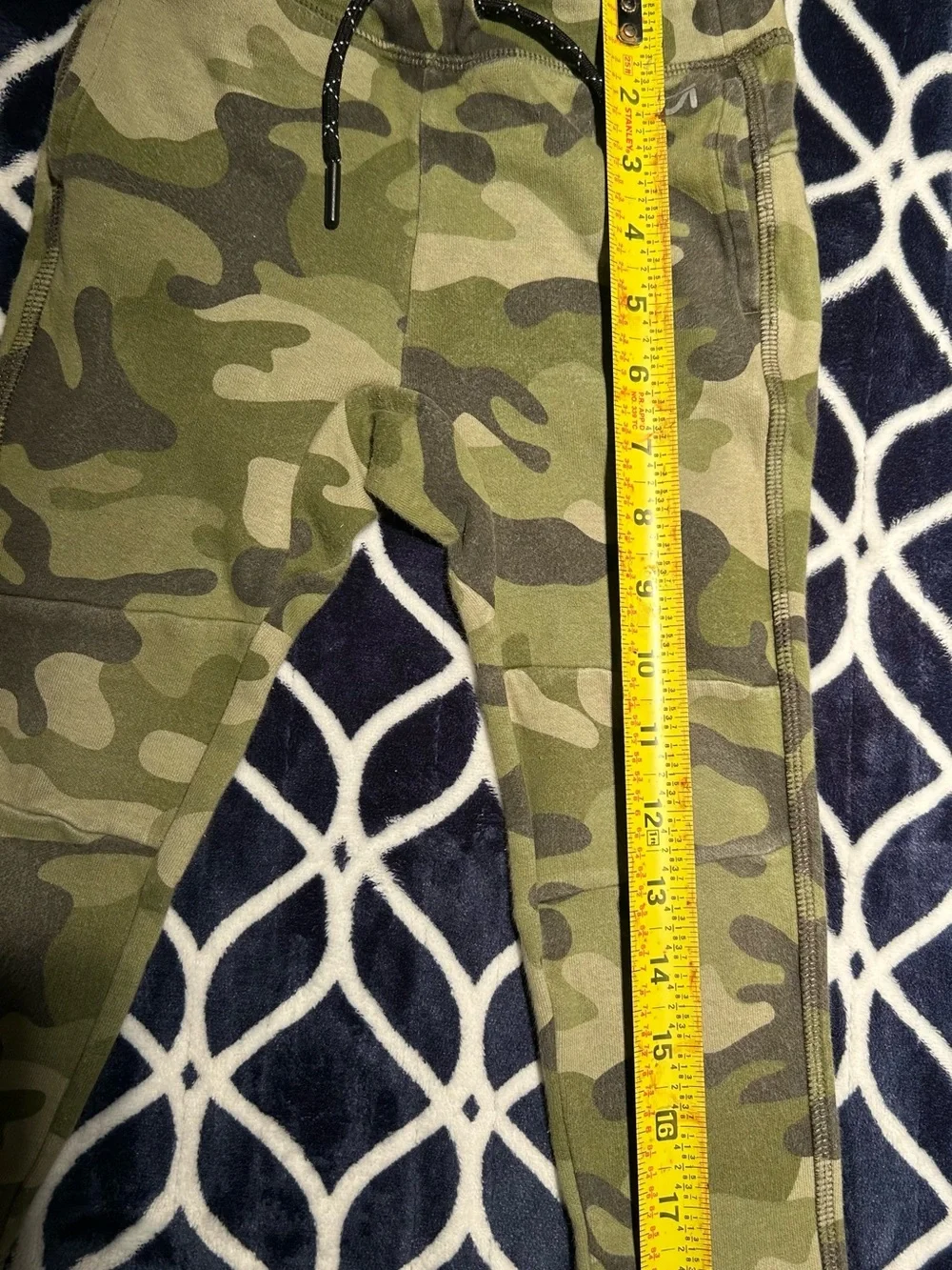 GAP Green Camo Kids Jogger Sweatpants